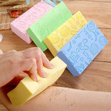 BOTIST Soft Bath Sponge For Shower/Dead Skin Remover Sponge For Body/Face Scrubber for Women and Men (Spong) Multicolour [ Pack