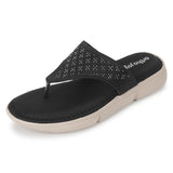 Ortho Joy Doctor Fancy Slipper For Women || Orthopedic Women'S Fancy Sandal For Women,Black,7,B0CQFM9B9C
