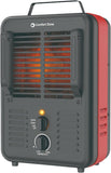 Comfort Zone Utility Space Heater, 1500W Electric Garage Heater with Adjustable Thermostat, Fan/Low/High Heat Settings, Tip-Over
