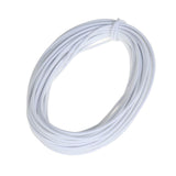 Usew 2 mm Heavy Round Elastic Cord,10 Yards (White)