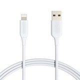 Amazon Basics 2-Pack Fast Charging USB-A to Lightning ABS Durable Charger Cable, MFi Certified for Apple iPhone Charging, iPhone