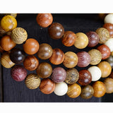 CarpenterC 500pcs 6mm Gorgeous Natural Round Polished Rosewood Loose Beads for Jewelry Making DIY Handmade Crafts