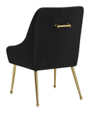 Zuo Maxine Dining Chair Black & Gold