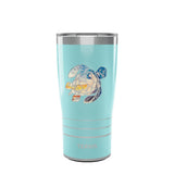 Tervis Traveler Turtle Sunset Triple Walled Insulated Tumbler Travel Cup Keeps Drinks Cold & Hot, 20oz, Stainless Steel