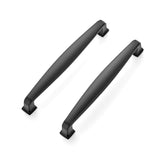 Ravinte 10 Pack Solid 5 Inch Cabinet Handles Matte Black Pulls for Kitchen Drawers, Cabinets, Cupboards - Hardware Handles