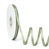 Laferri Spring Moss Satin Ribbon,1/4 X 50 Yards,Double Faced Thin Fabric Ribbon Use for Gift Wrapping DIY Craft Floral Bouquets