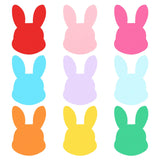 PATIKIL Paper CutOuts, Pack of 54 Bulletin Cutouts, Paper Rabbit Shape, CutOuts, Paper with Adhesive Dots for Classroom, DIY C