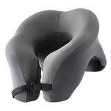Trendivibe Memory Foam Travel Neck Pillow Massage Table Cradle Multipurpose Face Cradle Gray