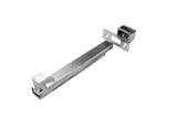 DonJo 1578 Solid Brass Concealed Screw Mount UL Rated Surface Bolt, Satin Chrome Plated, 8 Length
