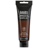 Liquitex BASICS Acrylic Paint, 118ml (4oz) Tube, Burnt Umber