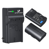 LP LP-E6 LP-E6N Battery and Charger Pack, 2-Pack 2600mAh Battery Compatible with Canon EOS 90D,80D,70D,60D,60DA,7D Mark II,7D,6D