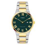 Timex Green Round Dial Analog Men'S Watch - Tweg23609