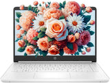 HP 14in Schools and Business Laptop, Intel Quad-Core N4120 CPU, 16GB RAM, 64GB eMMC, 256GB Micro SD, 1-Y Office 365, Webcam, HDM