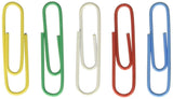 Universal 95001 1Size 500 Vinyl Coated Wire Paper Clips