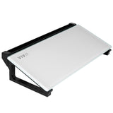 VIVO White Glass 16 x 7 in Dry Erase Board with Open Storage, DESKWB16D