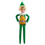 The Elf on the Shelf Elf Mates Toy Maker with Blonde Hair - Enchanted Forest Edition Doll with Scarf and Earmuffs - Champion of