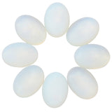 SUNYIK Opalite Oval Cabochons CAB Flatback for Jewelry Making,13x18mm,Set of 10