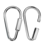 AGPtek 1 Pair Quick Link Snap Hook Carabiner Connector Screw Lock Clip For Swing Play Set