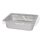 Royal 1/2 Pan Steam Pan Liners with Twist Ties, Package of 250