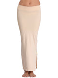 Clovia Womens Petticoat Style Saree Shapewear with Side Slit (SW0023P24_Skin_XL)