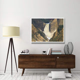 Lower Yellowstone Falls And Grand Canyon Of Yellowstone National Park, Wyoming-Paper Art-50,,X38,,