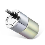 Greartisan DC 12V 2RPM Gear Motor High Torque Electric Micro Speed Reduction Geared Motor Eccentric Output Shaft 37mm Diameter G
