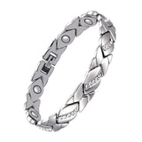 Jecanori Pure Copper Bracelets for Women,Ultra Magnetic Bracelets for Women with 3500 Gauss Magnets,Crystal Mother's Day Jewelry
