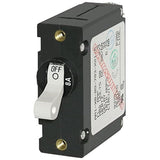 Blue Sea Systems 7299 A-Series White Toggle Single Pole 8A Circuit Breaker