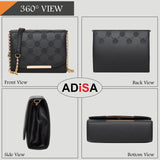 Adisa Women'S Sling Bag (Black),Black,,B09KRQ5XB4