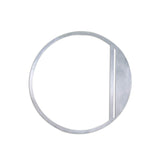 NACH Floating House Numbers, 6 inch Stainless Steel House Numbers for Outside - Number 0, Mid Century House Numbers with Mountin