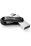 Sandisk 64Gb Ixpand Flash Drive Go For Iphone And Ipad - Sdix60N-064G-Gn6Nn, Black