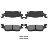 AUTOMUTO 4PCS Rear Semi-Metallic Disc Brake Pads Set D1120 For Hummer H3 2006-2010,For Hummer H3T 2009-2010
