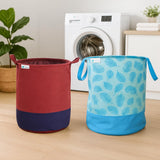 Unicrafts Laundry Bag 45 L Durable and Collapsible Laundry storage Bag with Handles Clothes & Toys Storage Foldable Laundry Bag