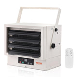 VEVOR Electric Garage Heater, 7500-Watt Digital Fan-Forced Wall/Ceiling Mount Shop Heater, with Remote Control Overheat Protecti