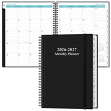 2026-2027 Monthly Planner - 18 Monthly Calendar, January 2026 - June 2027, Two Pages Per Month, 9 x11 Planner with Tabs, Strong