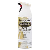RustOleum 245210 Universal All Surface Spray Paint, 12 oz, Satin White