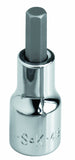 SK Tools USA 1/4 Drive, 2MM, Standard, Chrome Hex Bit Socket | 44324