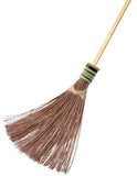 Garden Broom Coconut Broom 55 Inch, Heavy Duty Sweeping Patio, House, Garage and Other Outdoor Spaces, Natural Coconut Leaf