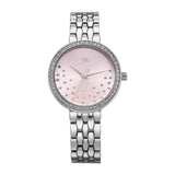 Fastrack Vyb 6.0 Starlet Quartz Pink Round Dial Women'S Watch | Stainless Steel Strap Material | Watches For Women Analog | Girl