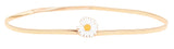 Zacharias WomenS Dress Stretchable Metal Spring Dress Belt (Spb06_Golden)