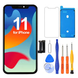 Ayake Screen Replacement for iPhone 11, 6.1-inch LCD Display Full HD and Touch Digitizer Assembly True Tone Programmable Face ID