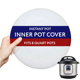 IMPRESA 8Quart Silicone Pressure Cooker Lid Cover Compatible with IPDUO80 Pressure Cooker Top Replacement Compact, Round L
