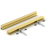 goldenwarm Adjustable Drawer Pulls Gold Cabinet Handles for Kitchen Hardware 2 to 8(51-224 mm) Hole Distance 6 Pack
