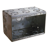 Electrical Box, Masonry, 67.3 Cu In, 3 Gang