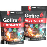 GOFIRE: Ultimate All Purpose Fire Starter- Non-Toxic, Earth-Friendly, Portable, Weather-Proof Fire Starter for Camping, Hiking,