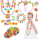 Birthday Popper Diy Beads Kit For Making Fashion Jewellery | No Thread Bracelets, Necklace, Hairband And Rings For Girls Of All