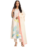 Gosriki Women'S Rayon Viscose Printed Straight Kurta With Pant & Dupatta (Sutariya Beige-Vks01-Gs_Xl_Beige_X-Large),Beige,,B0DT76H1T9