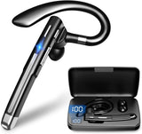 Bluetooth Headset V6.1,100 Hrs Talk Time Single-Ear Earphone, CVC8.0 Noise Cancelling Wireless Earbud, Business Earbud with 500