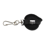 Advantus 36-Inch Deluxe Neck Lanyard For Id Cards/Badges, J-Hook Style, Black, Box Of 24 (75424)