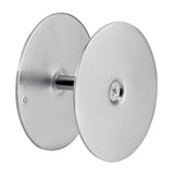 PrimeLine U 10446 Steel Door Hole Cover Plate, Satin Nickel (Single Pack)